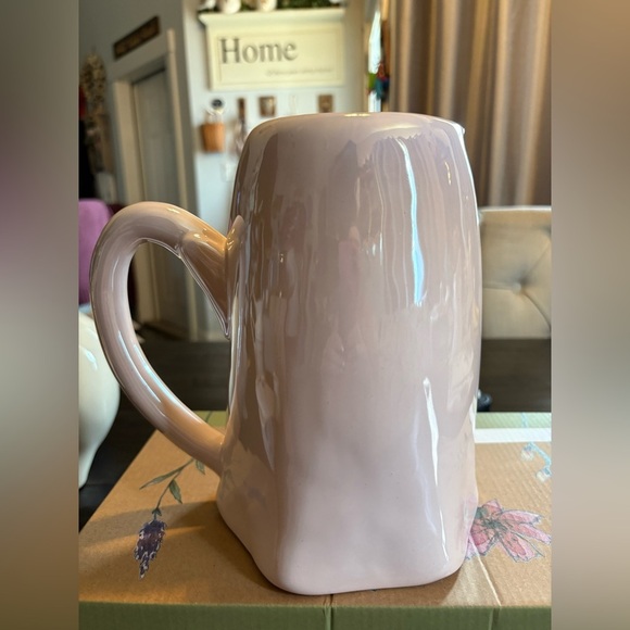 Rae Dunn Lavender Boo Iridescent Pitcher - Picture 3 of 3